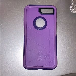iPhone 8 Plus otter box case in purple